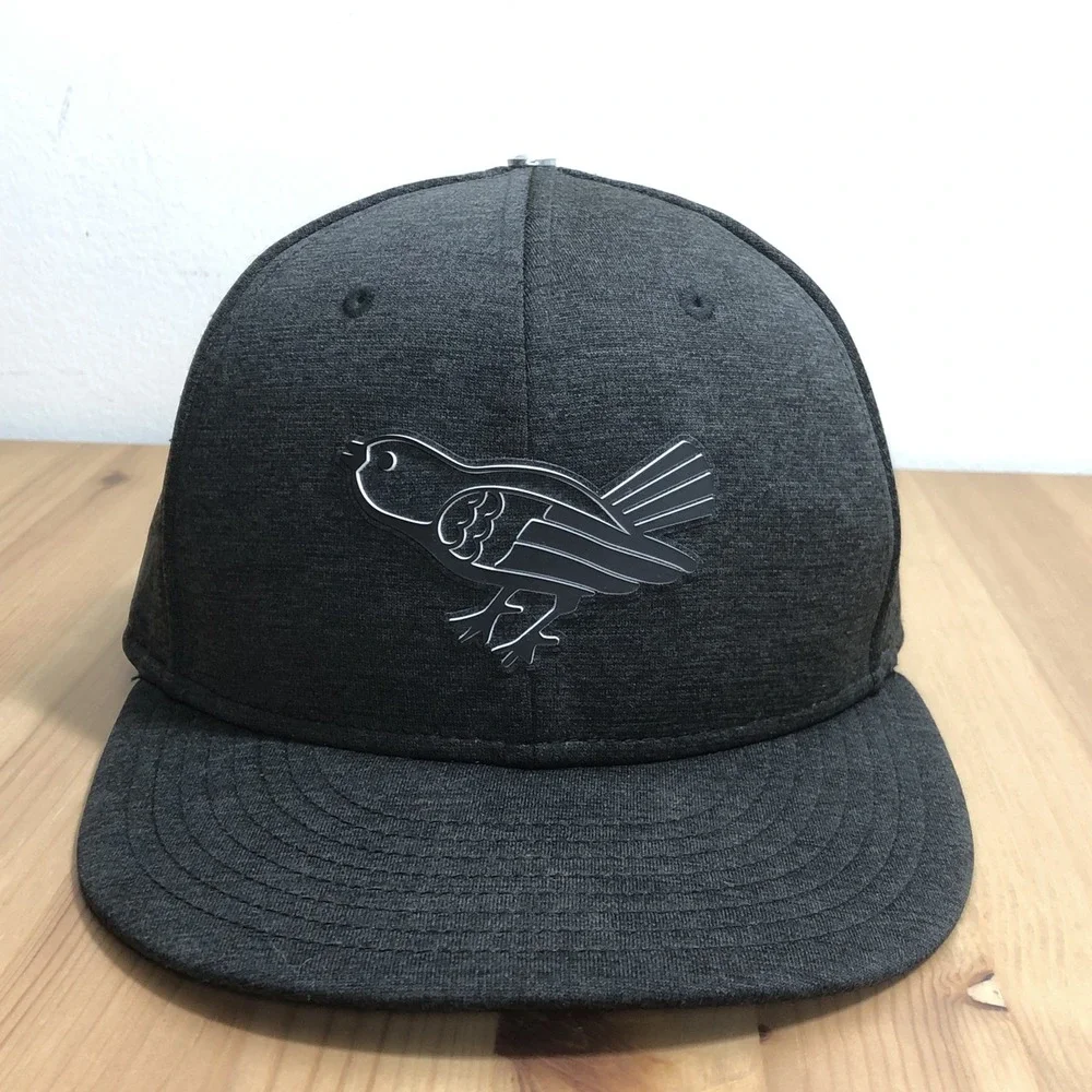 Baltimore Orioles O's 50s Bird New Era 59Fifty Fitted Hat 7 1/8 Dark Gray